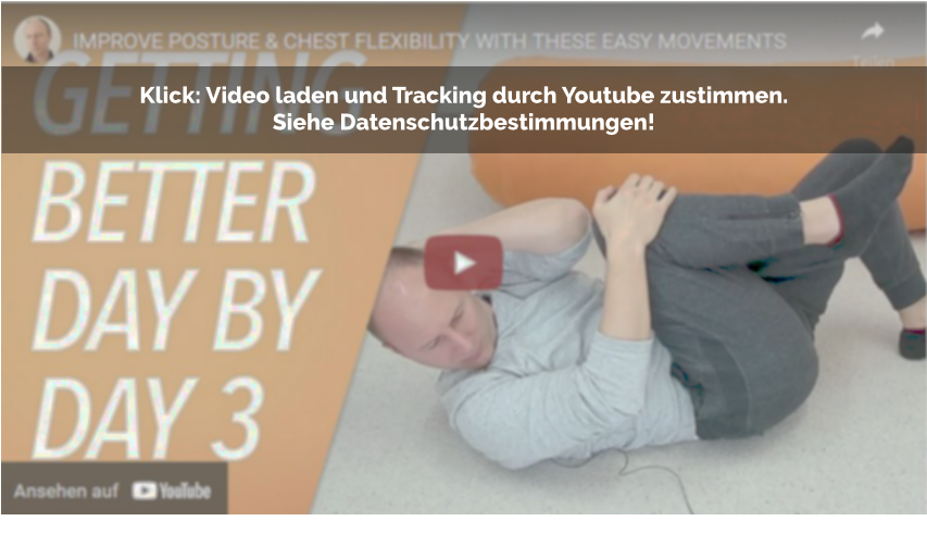 Youtube Video mit Feldenkraislektion. Bei Klick Zustimmung zum Tracking durch Youtube.